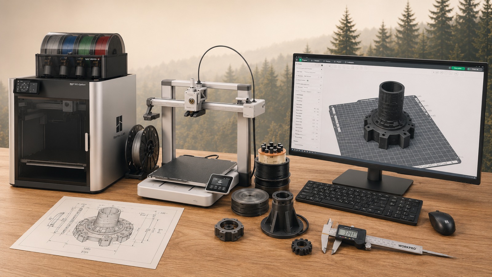 Joe's Werkstatt – 3D-Drucker, Umbauteile und technische Zeichnung